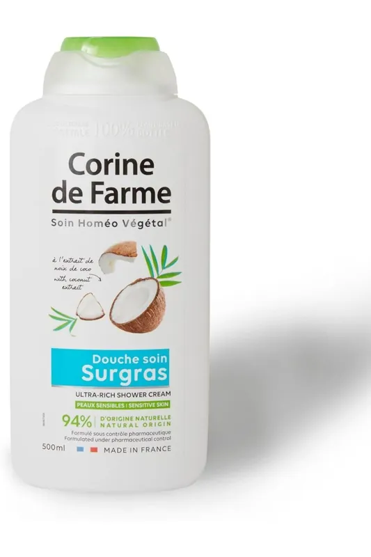 Corine De Farme, Kokosový sprchový gel 500 ml-poškodený vrchnák Dokud Zásoby Vydrží