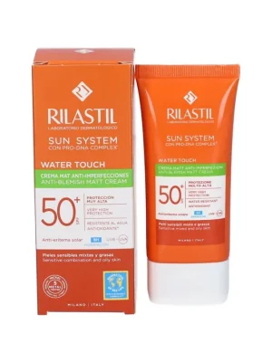 Rilastil Sun System Water Touch Mat Cream Spf50+ 50 ml Tovární Cena