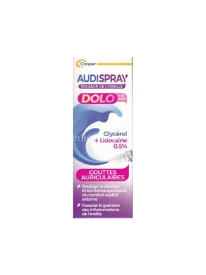 Nová Kolekce Cooper Ušní kapky Audispray Dolo proti bolesti ucha 7 g