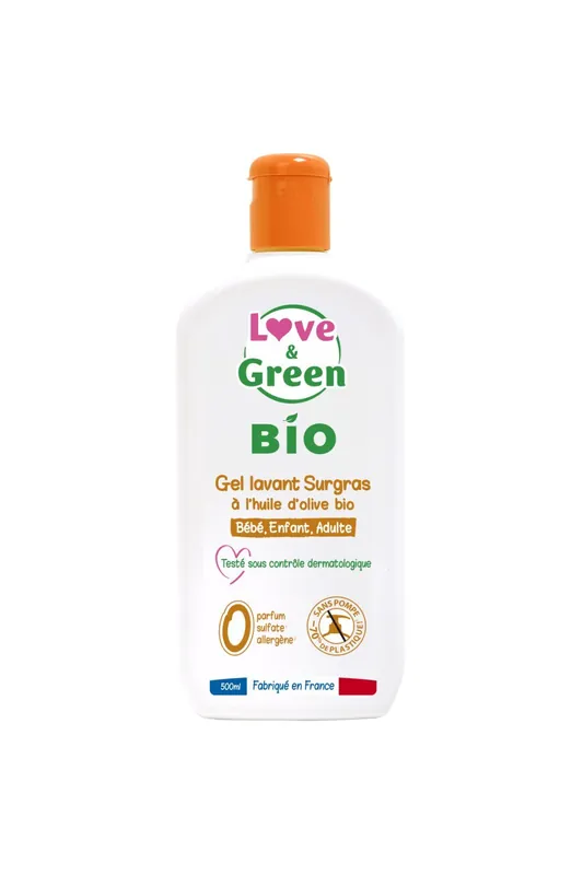 Love & Green Organický gel bez sulfátů a parfemace, 500 ml Odeslání Ihned