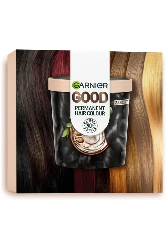 Cenová Bomba Garnier GOOD Sada pro trvalou obnovu vlasů, 2.0 Truffle Soft Černá