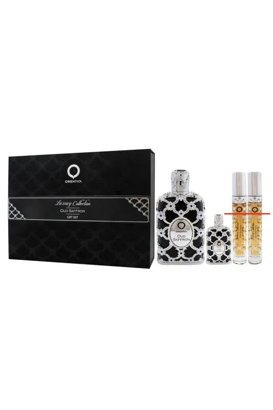 ORIENTICA Luxury Collection Oud Saffron 80ml + 7.5ml + 10ml x 2 Nejprodávanější