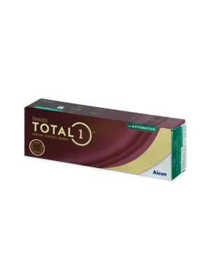 Alcon Dailies Total1 pro astigmatismus, +1,00 dioptrie, balení po 30 ks Autentický