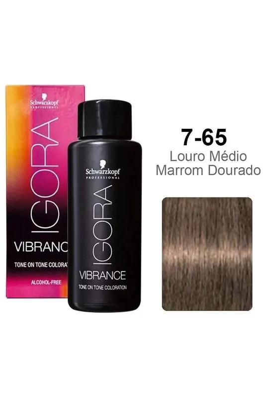 Schwarzkopf Professional Igora VIBRANCE 60 ml - 7-65 středně kaštanová zlatá blond Zlevněný