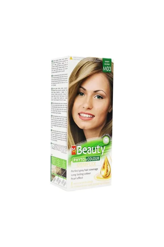 Oblíbený ELEA MM Beauty Permanentní barva na vlasy 125 g-M03 Pískově blond