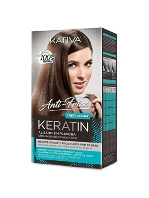 Akční Nabídka Kativa Anti-frizz Keratin rovnání 210 ml