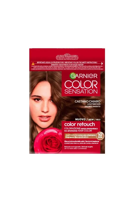 Garnier Colour Shampoo Retouch Permanentní barva na vlasy - světle hnědá barva Jen Po Omezenou Doba