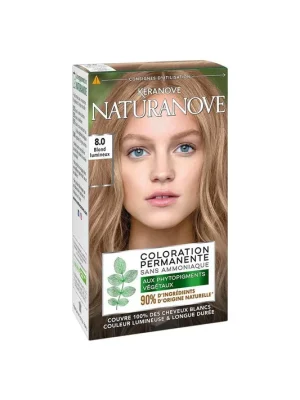 Kéranove permanentní barva naturanove s rostlinnými fytopigmenty Nuance Bright Blonde 8.0 Top Prodej