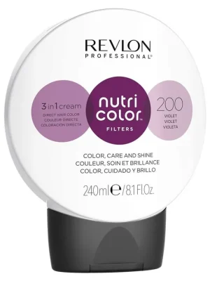 Revlon Professional Nutri Color Filters 3v1 Cream 200 Fialová Barva na vlasy 240ml Akce
