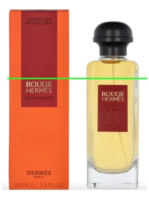 HERMĒS Rouge Hermès EDT, 100 ml (chybí část obsahu) Značkový