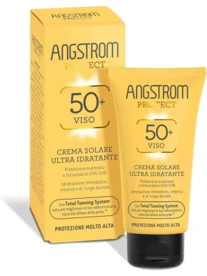 Finální Výprodej Opalovací krém na obličej Angstrom Protect SPF 50+, hydratační a zintenzivňující opálení 50 ml