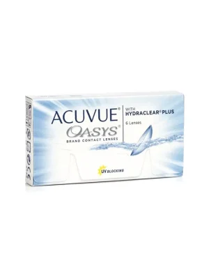 Značkový Acuvue Oasys (6 čoček) with Hydraclear Plus D +5.50