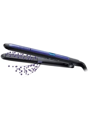 Zlevněný Žehlička na vlasy Remington Pro Ion Straight S7710 max 230 stupňů, černá/modrá-(Bez krabičky/příslušenství)