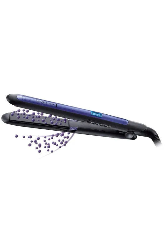 Zlevněný Žehlička na vlasy Remington Pro Ion Straight S7710 max 230 stupňů, černá/modrá-(Bez krabičky/příslušenství)