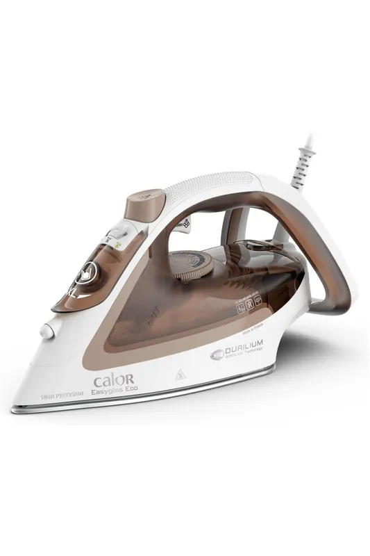 Top Prodej Napařovací žehlička Calor Easygliss Eco Durilium FV5780C0-Zánovní