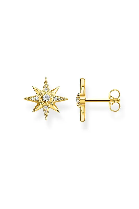 Akční Cena THOMAS SABO náušnice Star gold