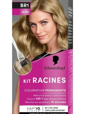 Schwarzkopf Root Kit Permanentní barva na vlasy Světle blond BR1 Pouze Dnes