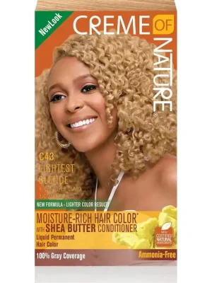 Creme of Nature Hydratační barva na vlasy C43 nejsvětlejší blond Cenová Bomba