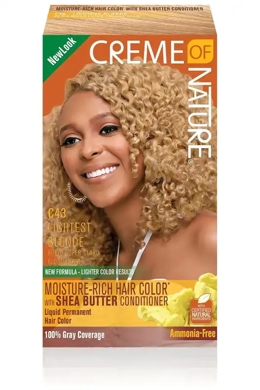 Creme of Nature Hydratační barva na vlasy C43 nejsvětlejší blond Cenová Bomba