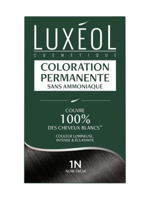 LUXEOL COLORATION- Permanentní barva na vlasy 1N Ebony Black Cenový Hit