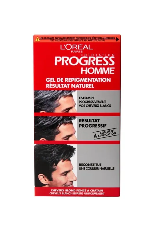 L'Oréal Paris - Progress Homme, Repigmentační gel bez amoniaku, 4 aplikace Sleva