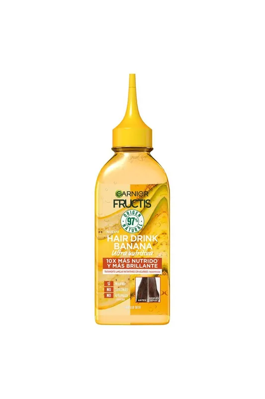 Horká Nabídka Garnier Fructis banana hair drink, oplachovací, tekutý kondicionér 200 ml