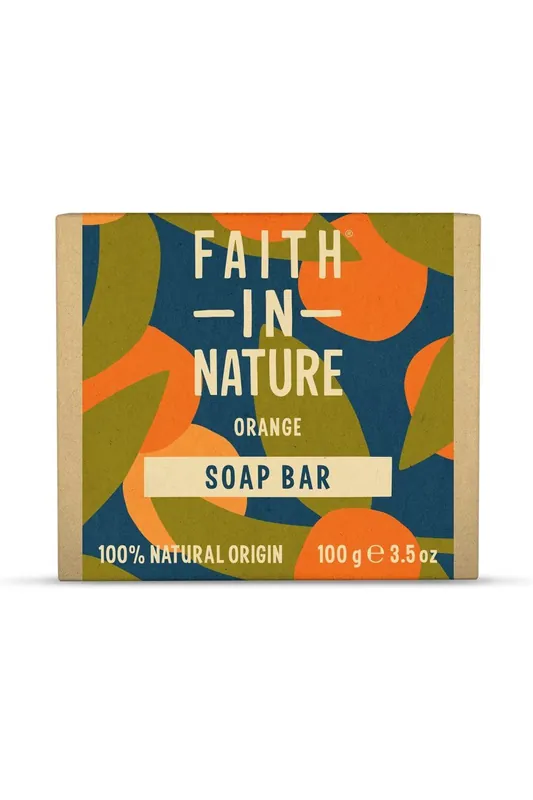 Omezená Nabídka Faith In Nature Natural Orange Tuhé mýdlo na ruce 100 g