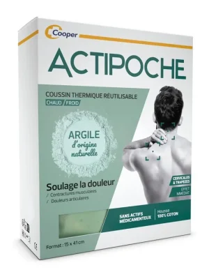 ACTIPOCHE - Termo polštář - Termoterapie hlína 15x41 cm (EXP 02/2026) Nejlepší Volba