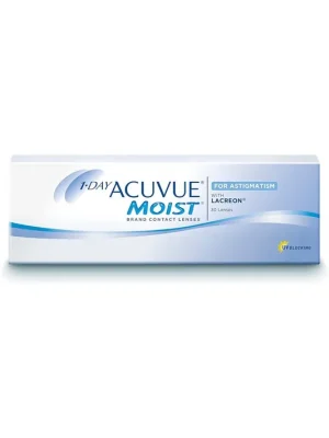 Top Prodej 1 Day ACUVUE MOIST pro ASTIGMATISMUS čočky 30 ks 0.00