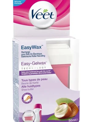 Veet Easywax Roll-On Electric Refill Náhradní voskový blok pro depilaci 50 ml Nakupujte Hned