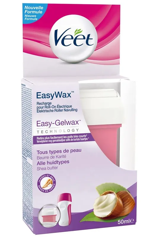Veet Easywax Roll-On Electric Refill Náhradní voskový blok pro depilaci 50 ml Nakupujte Hned