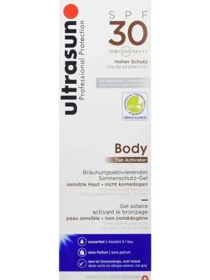 Rychlé Dodání Ultrasun Aktivátor opálení na tělo s SPF30 150 ml