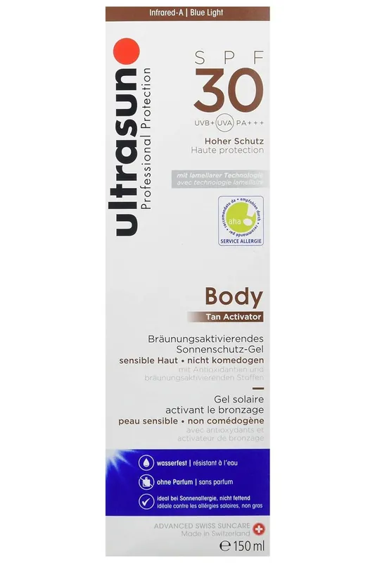 Rychlé Dodání Ultrasun Aktivátor opálení na tělo s SPF30 150 ml