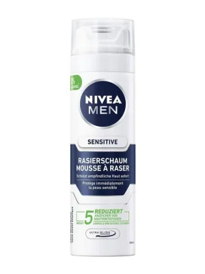 Nivea Men Sensitive pěna na holení, 200 ml Finální Výprodej