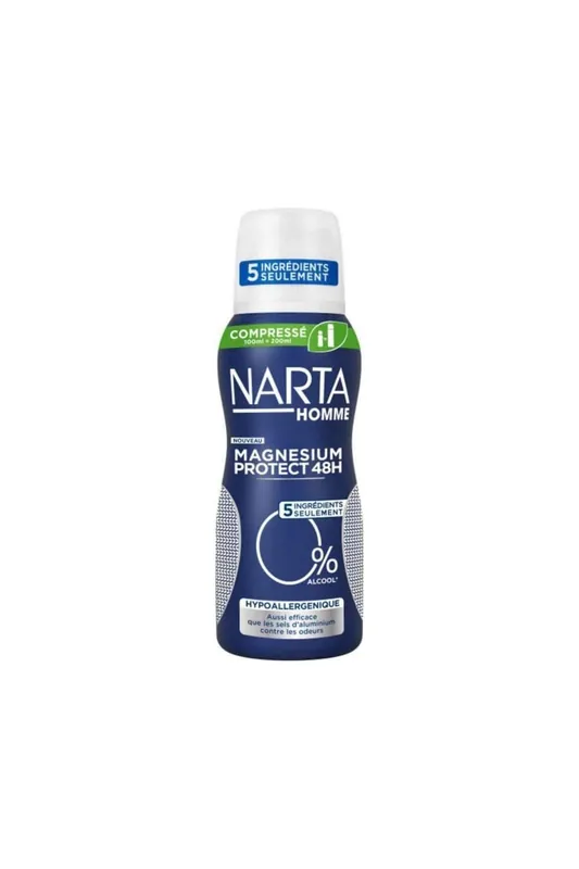 Víkendová Akce Narta Homme Compressé Spray Magnesium Protect 48h Hypoalergenní 100 ml