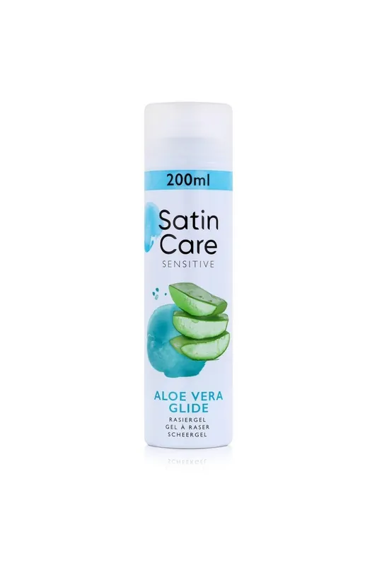 Gillette Satin Care Holicí gel pro ženy s citlivou pokožkou, 200 ml Nová Kolekce