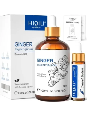 Oblíbený HIQILI Čistý zázvorový esenciální olej 100 ml