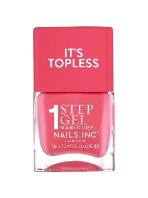 Doprava Zdarma Nails Inc It's Topless gelový lak na nehty, 4v1, Sofia - Klasická korálová 14 ml