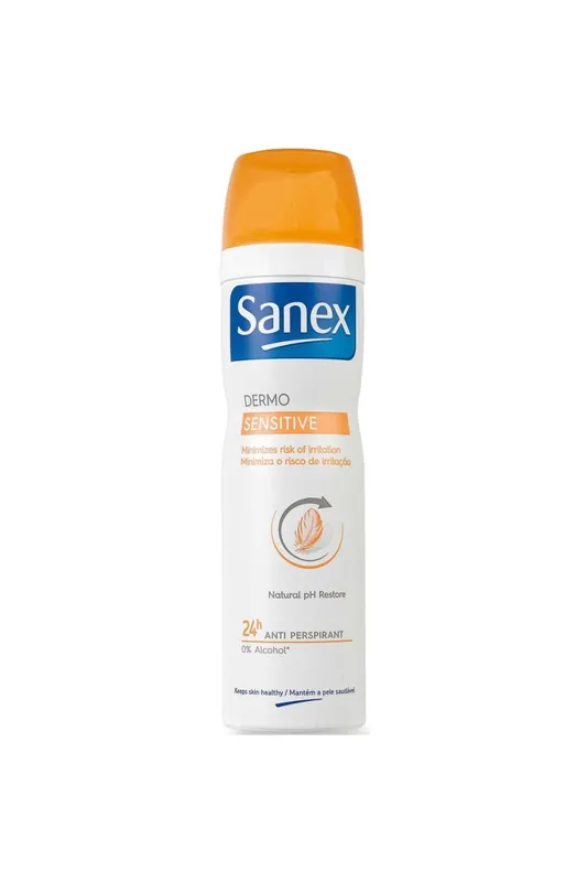 Sanex Dermo Sensitive antiperspirant deodorant ve spreji, 250 ml Nízká Cena