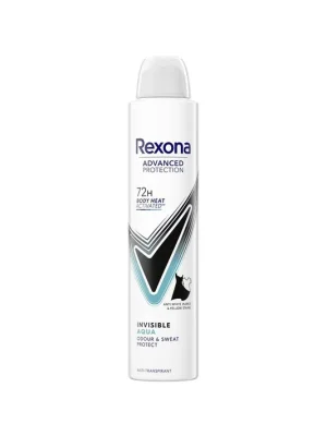 REXONA Antiperspirant Deodorant Spray Advanced Protection Invisible Aqua 72h 200 ml Must-Have