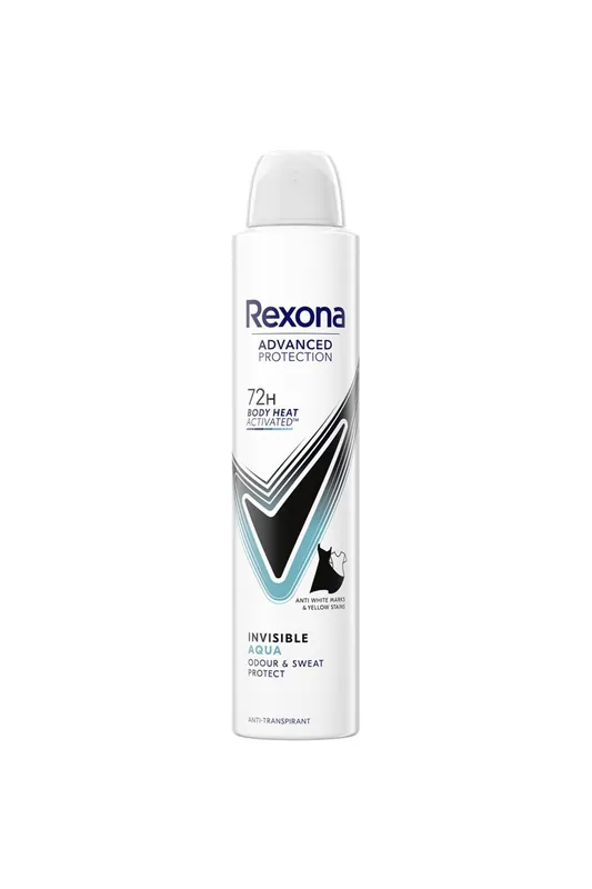 REXONA Antiperspirant Deodorant Spray Advanced Protection Invisible Aqua 72h 200 ml Must-Have