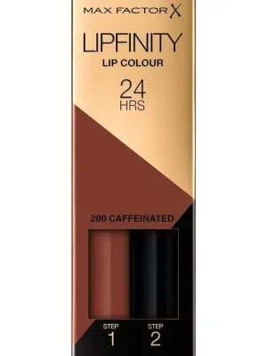 Časově Omezené Max Factor Lipfinity Dlouhotrvající rtěnka- 200 Caffeinated, 4,2 g