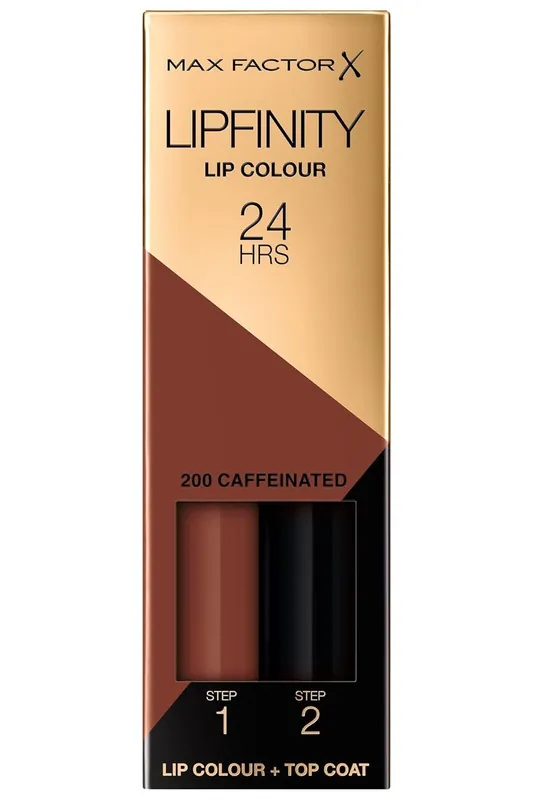 Časově Omezené Max Factor Lipfinity Dlouhotrvající rtěnka- 200 Caffeinated, 4,2 g