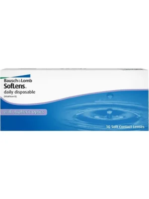 Cenově Výhodný Balení 30 měkkých sférických jednodenních kontaktních čoček Bausch + Lomb SofLens -1,75