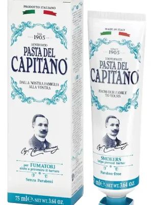Pasta del Capitano 1905, zubní pasta pro kuřáky, svěží mátová příchuť, 75 ml Nejlepší Volba