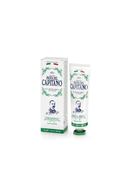 Pasta Del Capitano 1905 Přírodní bylinná zubní pasta 75 ml Tovární Cena