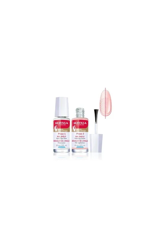 Speciální Cena Mavala - Nail Shield - Průhledný podkladový lak 2x10ml
