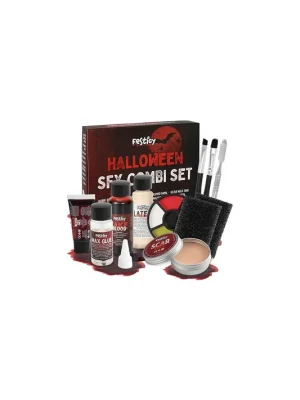 Sada na halloweenský make-up a speciální efekty 2025 Akční Nabídka