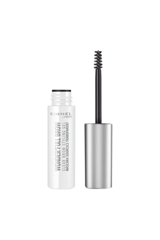 Rimmel Wonder’Full Brow Clear Brow Styling Gel – Transparentní gel na obočí 4,5g Bezpečná Platba