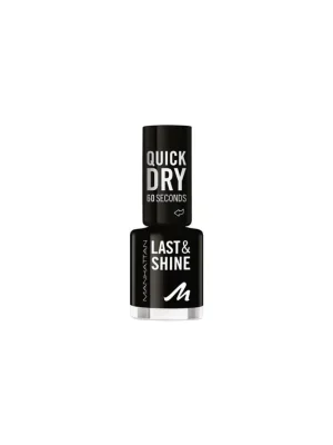 Omezená Nabídka Manhattan Last & Shine Quick Dry 60 Seconds – lak na nehty černý 8ml